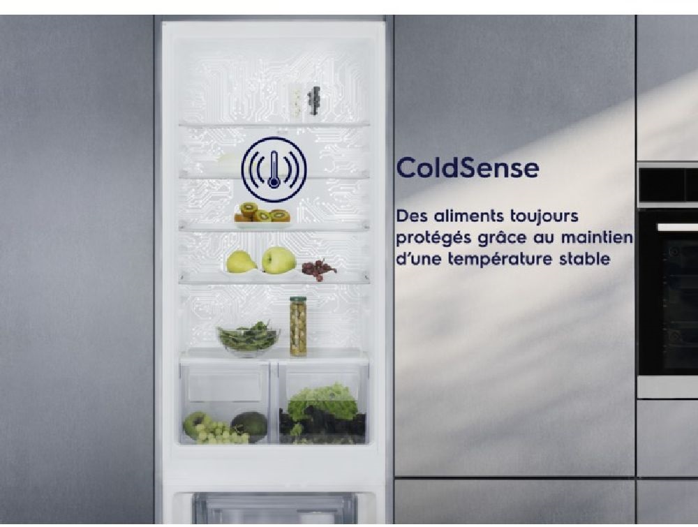 Electrolux LFB2AF88S beépíthető, Hűtő:110L, Fagyasztó:14L, hűtőszekrény