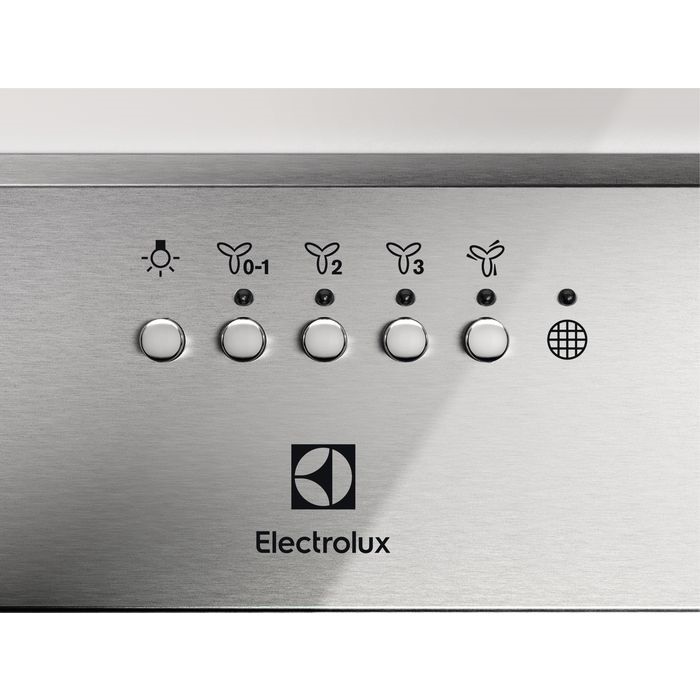 Electrolux LFG716X inox, aláépíthető, álkürtős, méret:54 cm, zajszint:67 dB, páraelszívó