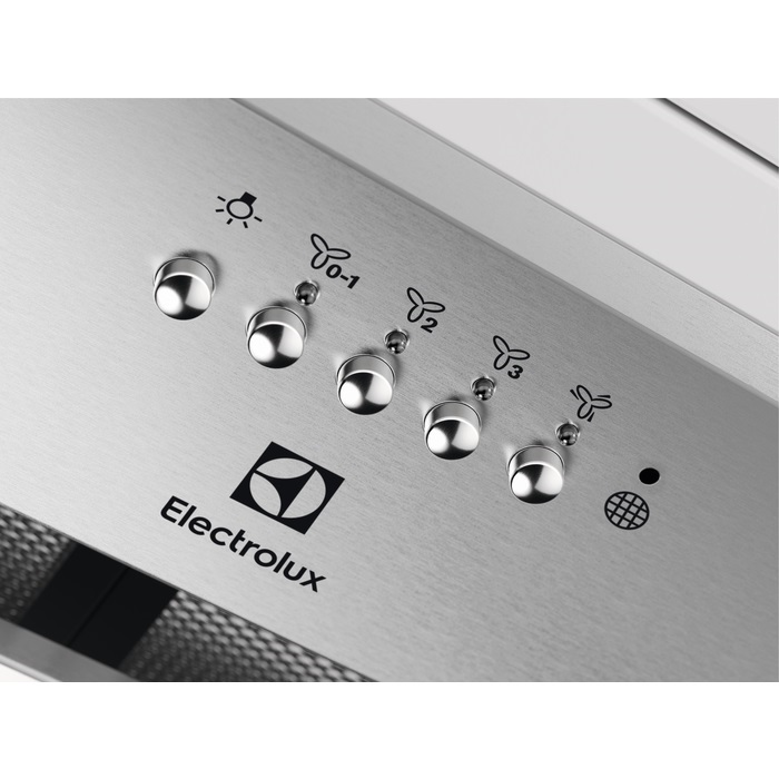 Electrolux LFG719X inox, aláépíthető, álkürtős, méret:77 cm, zajszint:67 dB, páraelszívó