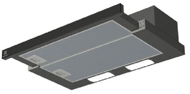 Electrolux LFP326FB fekete, beépíthető, hagyományos, méret:59,8 cm, teleszkópos, zajszint:69 dB, páraelszívó