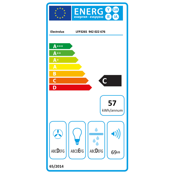 Electrolux LFP326S teleszkópos páraelszívó