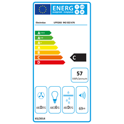 Electrolux LFP326S teleszkópos páraelszívó