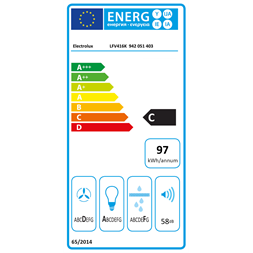 Electrolux LFV416K beépíthető páraelszívó