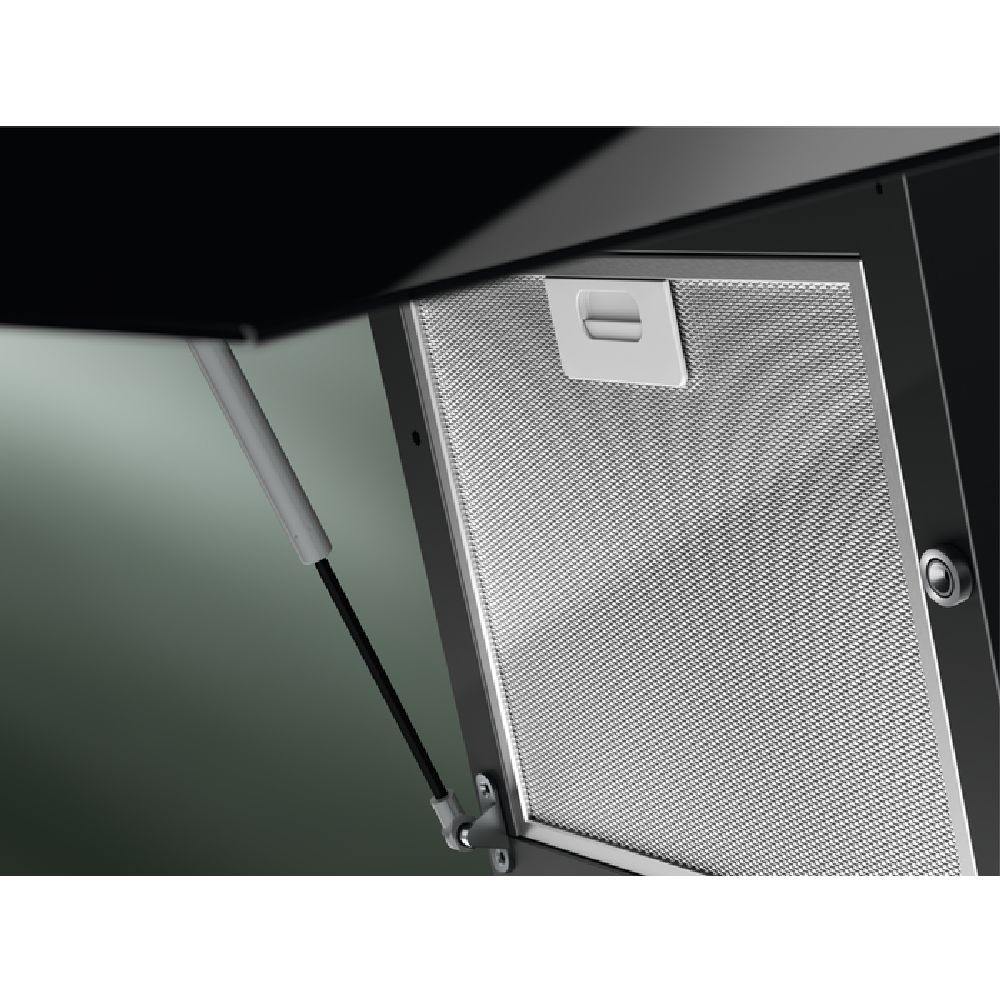 Electrolux LFV439K fekete, szabadonálló, kürtős, méret:89,8 cm, zajszint:67 dB, páraelszívó