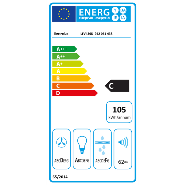 Electrolux LFV439K kürtős páraelszívó