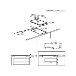 Electrolux LIT30230C beépíthető indukciós főzőlap