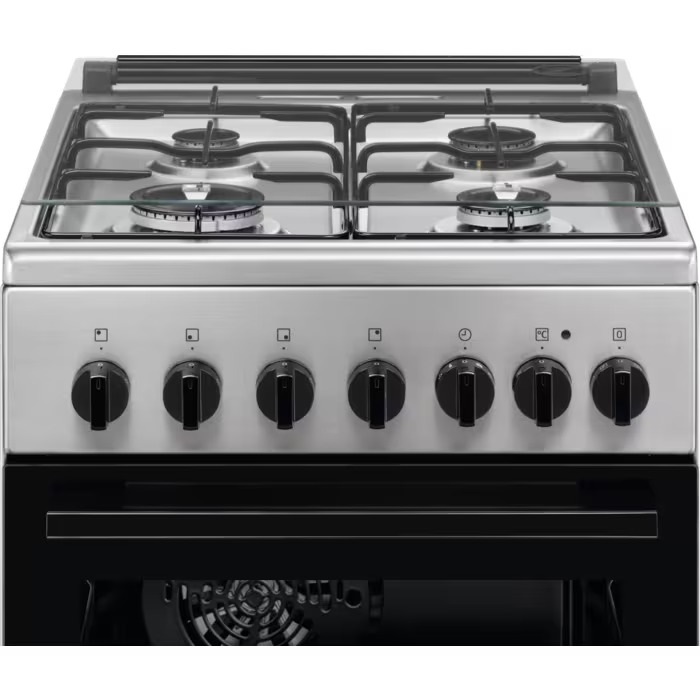 Electrolux LKK520002X inox, szabadonálló, gáz, kombinált, főzőzóna: 4, sütő:54L, grill, tűzhely