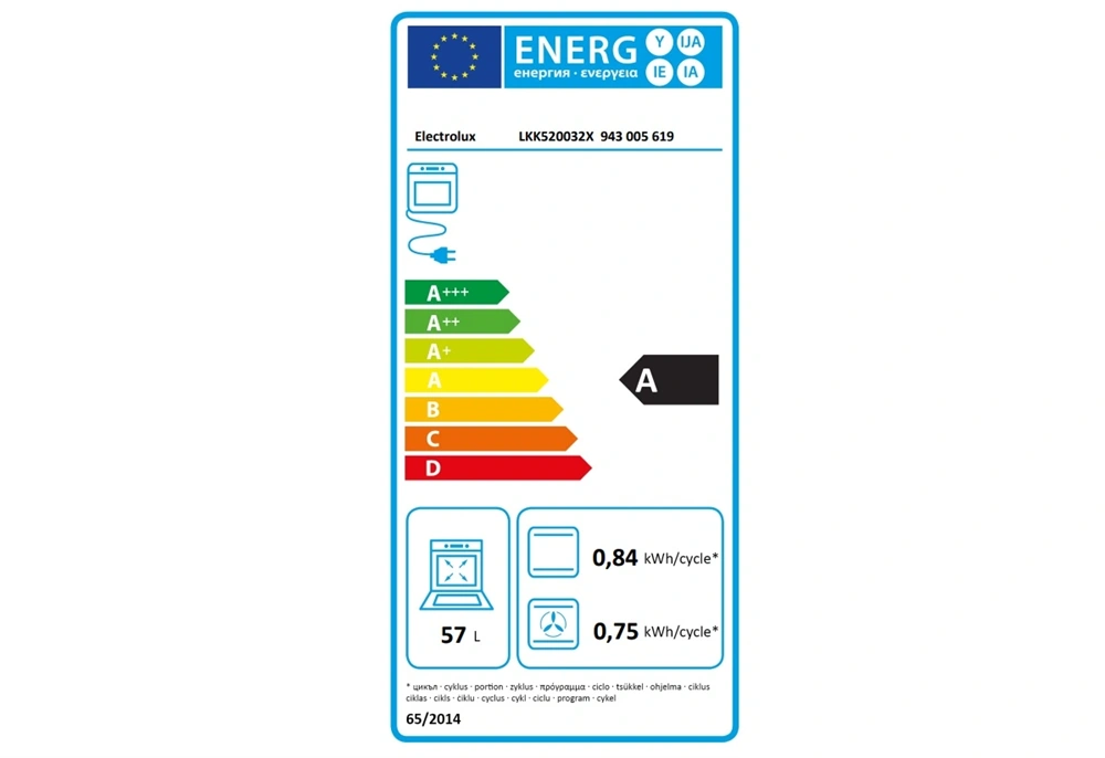 Electrolux LKK520032X inox, szabadonálló, gáz, kombinált, főzőzóna: 4, sütő:57L, grill, tűzhely
