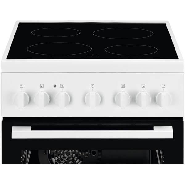 Electrolux LKR520066W fehér, szabadonálló, kerámialapos, elektromos, főzőzóna: 4, sütő:57L, grill, tűzhely (Újszerű)