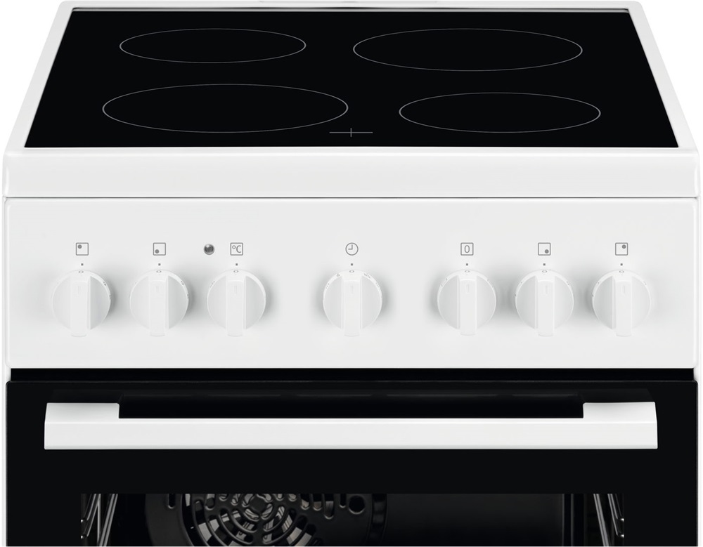 Electrolux LKR520066W fehér, szabadonálló, kerámialapos, elektromos, főzőzóna: 4, sütő:57L, grill, tűzhely (Újszerű)