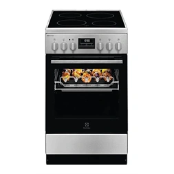Electrolux LKR540267X inox, szabadonálló, kerámialapos, elektromos, főzőzóna: 4, sütő:57L, grill, tűzhely