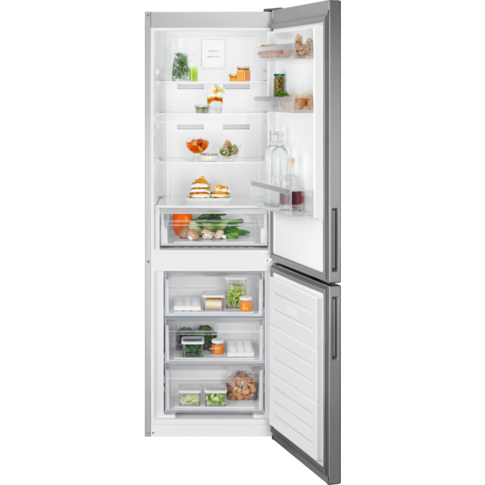 Electrolux LNT5MF32U0 szürke, alulfagyasztós, Hűtő:230L, Fagyasztó:101L, No frost hűtőszekrény