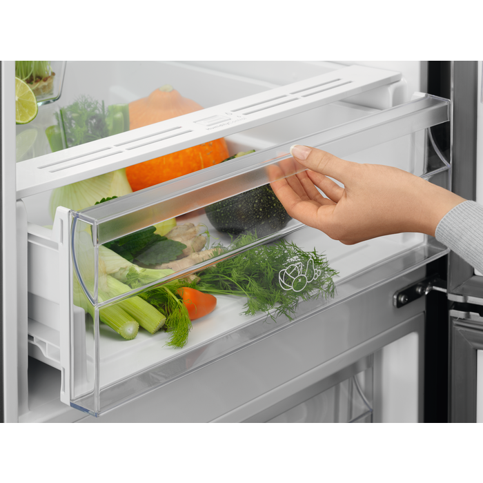 Electrolux LNT5MF32U0 szürke, alulfagyasztós, Hűtő:230L, Fagyasztó:101L, No frost hűtőszekrény
