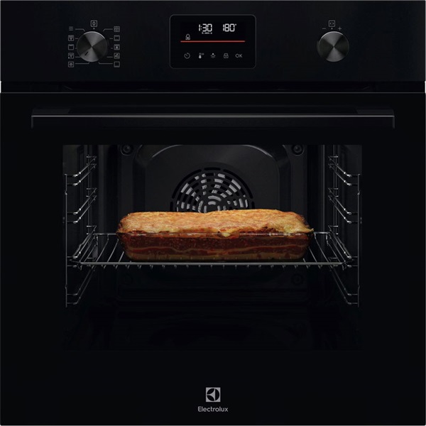 Electrolux LOF4P06BK SurroundCook fekete, beépíthető, sütőtér:65L, grill, légkeveréses sütő
