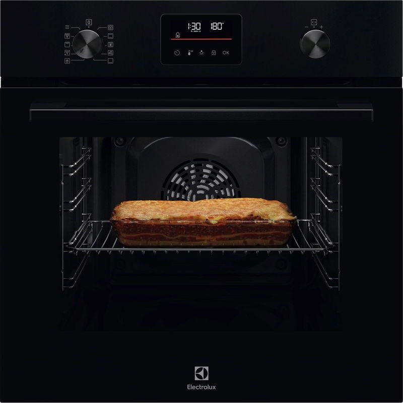 Electrolux LOF4P06BK SurroundCook fekete, beépíthető, sütőtér:65L, grill, légkeveréses sütő