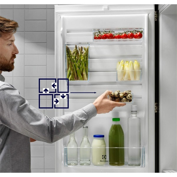 Electrolux LRC4DE35WR (K) egyajtós, Hűtő:357L, hűtőszekrény 