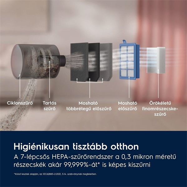 Electrolux PC91-4MG Pure C9 szürke porzsák nélküli porszívó