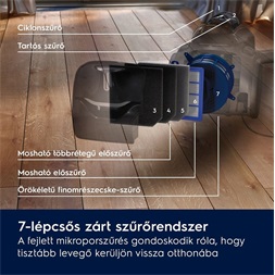 Electrolux PC91-4MG Pure C9 szürke porzsák nélküli porszívó