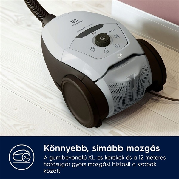 Electrolux PD82-4MG szürke csendes porzsákos porszívó