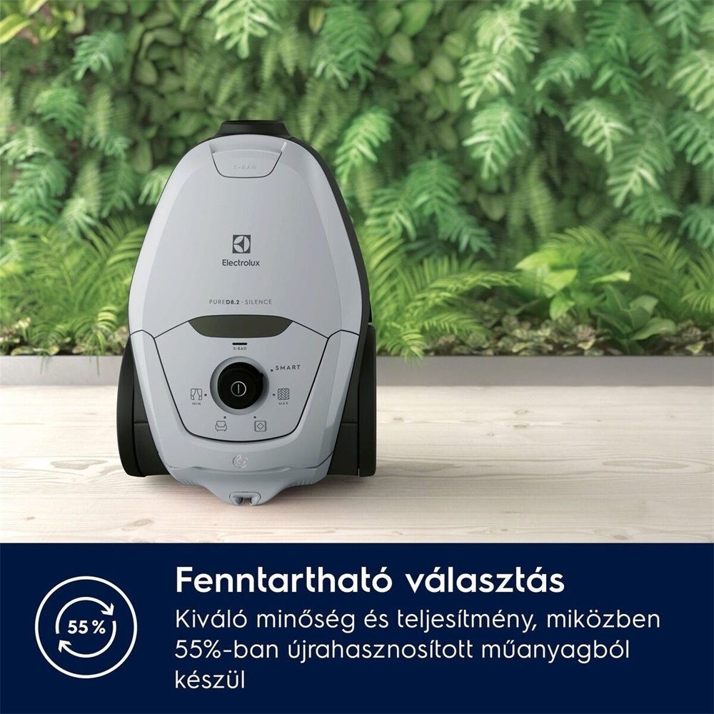 Electrolux PD82-4MG szürke csendes porzsákos porszívó