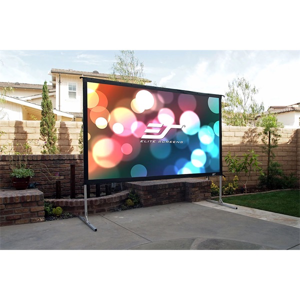 EliteScreens OMS100H2 100" (16:9) 222x125cm fekete mobil szabadtéri vászon + táska