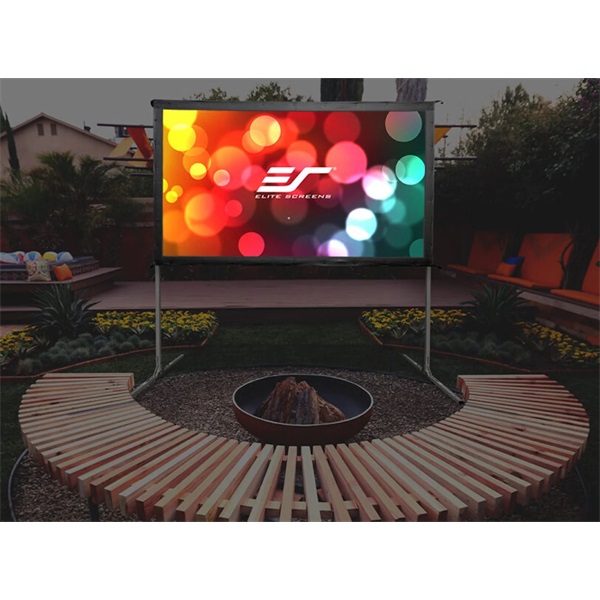 EliteScreens OMS100H2 100" (16:9) 222x125cm fekete mobil szabadtéri vászon + táska