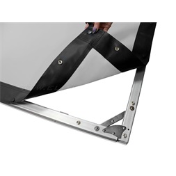 EliteScreens OMS100H2 100" (16:9) 222x125cm fekete mobil szabadtéri vászon + táska