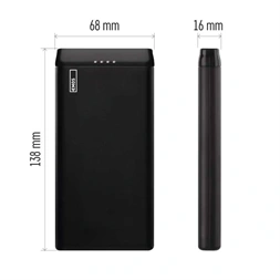 Emos B0526B ALPHA 10S, 10000 mAh, 10 W, fekete power bank