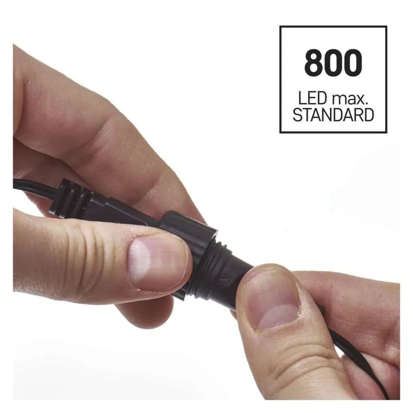 Emos D1AM02 5 m kül-beltéri többszínű Standard LED sorolható karácsonyi füzér