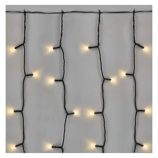 Emos D1EW01 1x2 m kültéri meleg fehér Standard LED sorolható karácsonyi fényfüggöny