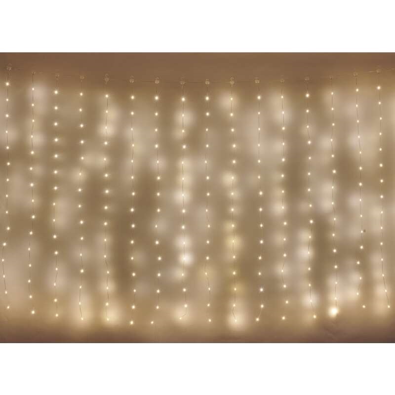 Emos D3EW01 nano fényfüggöny, 1,7x2 m, kültéri és beltéri, meleg fehér, pr. LED karácsonyi nano fényfüzér