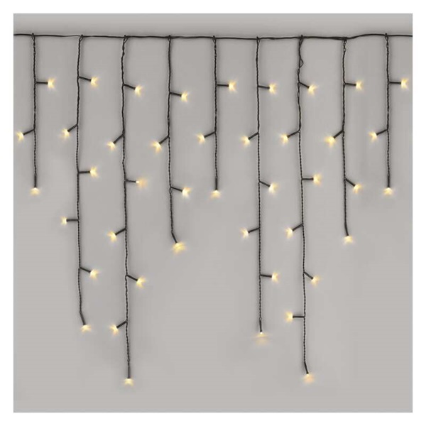 Emos D4CW01 3,6m/200LED/kül-beltéri/meleg fehér/jégcsap karácsonyi LED fényfüggöny
