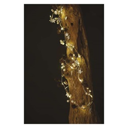 Emos DCGW04 1,7cm/20LED/2xAA/beltéri/meleg fehér/tobozok karácsonyi LED fényfüzér