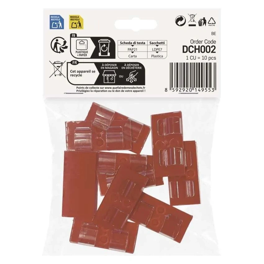 Emos DCH002 dupla, beltéri karácsonyi öntapadó kampó (10db/csomag)