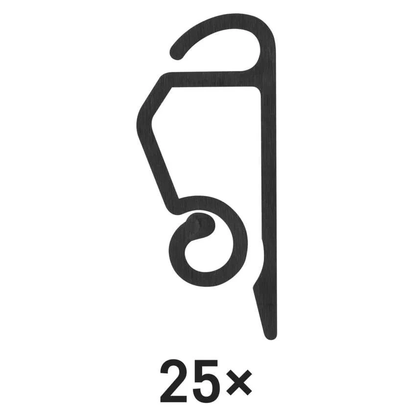 Emos DCH003 kültéri és beltéri karácsonyi füzér akasztó horog (25db/csomag)