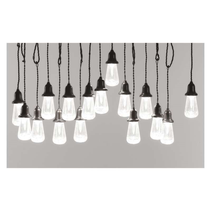 Emos DCPW04 16x party égő átlátszó, 7,6 m, kültéri és beltéri, meleg fehér LED fényfüzér