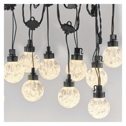 Emos DCPW07 20x party égő, 7,6 m, kültéri és beltéri, meleg fehér LED fényfüzér