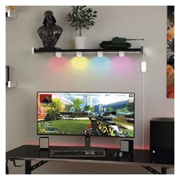Emos GoSmart 85 cm-es lánc, 4 rész, 7 W, RGBIC+CCT, dimmelhető, WiFi LED reflektor