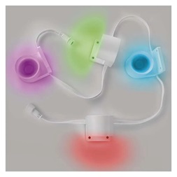 Emos GoSmart 85 cm-es lánc, 4 rész, 7 W, RGBIC+CCT, dimmelhető, WiFi LED reflektor