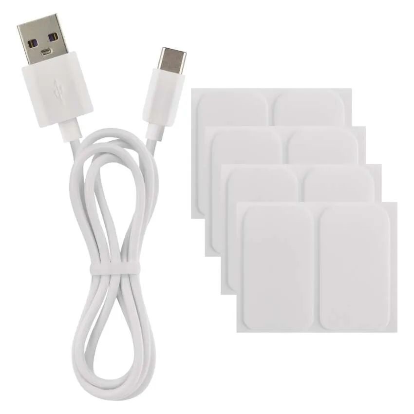 Emos GoSmart Hexagon fehér, 6 részből álló, RGBIC dimmelhető, WiFi LED asztali lámpa