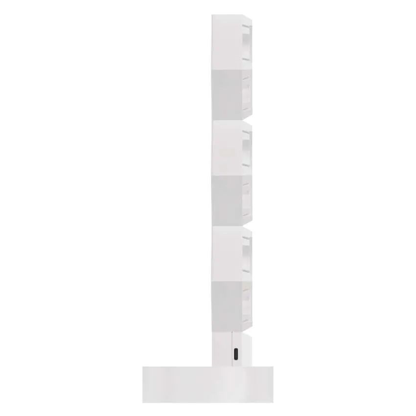 Emos GoSmart Hexagon fehér, 6 részből álló, RGBIC dimmelhető, WiFi LED asztali lámpa