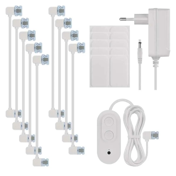 Emos GoSmart Hexagon, indító készlet, 10 rész, 19 W, RGBIC dimmelhető, WiFi LED lámpa