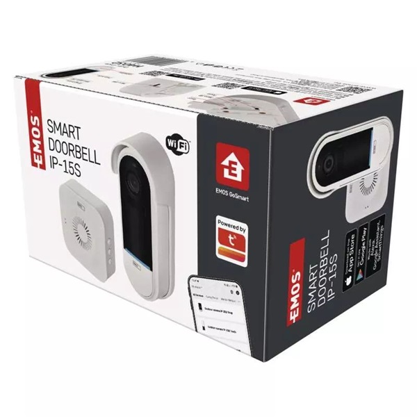 Emos H4032 GoSmart IP-15S DC vezeték nélküli akkumulátoros wifi video kaputelefon
