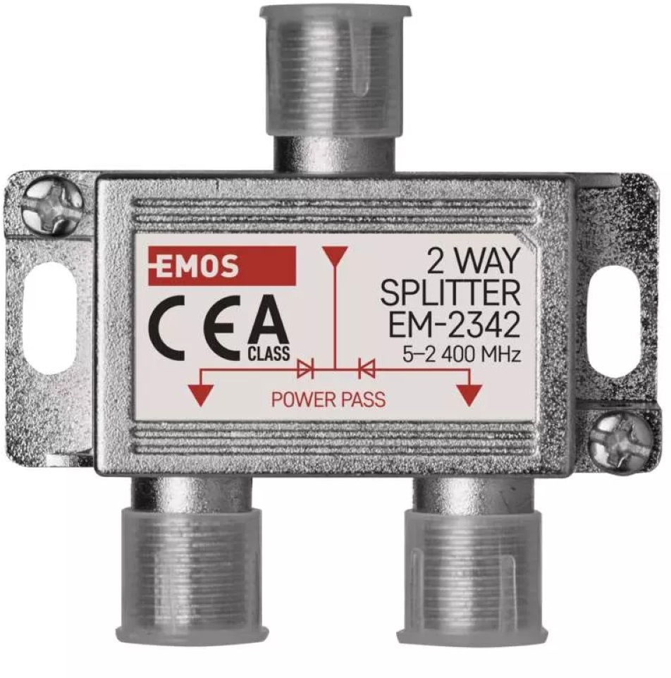 Emos J0102 EM2342 2 utas antenna elosztó