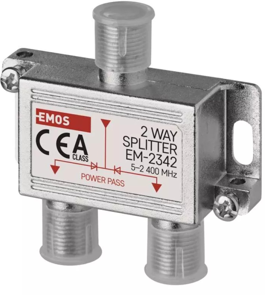Emos J0102 EM2342 2 utas antenna elosztó