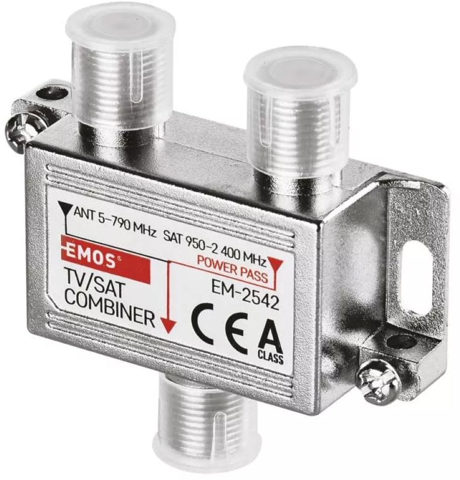 Emos J0198 EU 2491/D193 Tv/Sat háromágú antenna közösítő