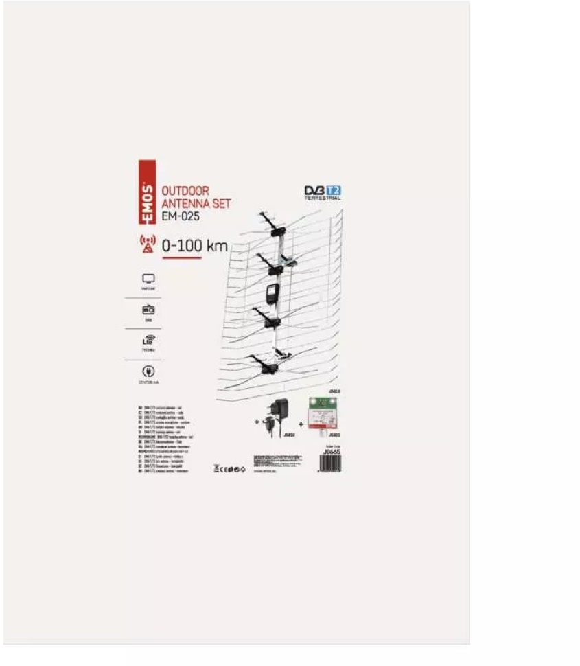 Emos J0665 EM-025 VHF/UHF kültéri antenna