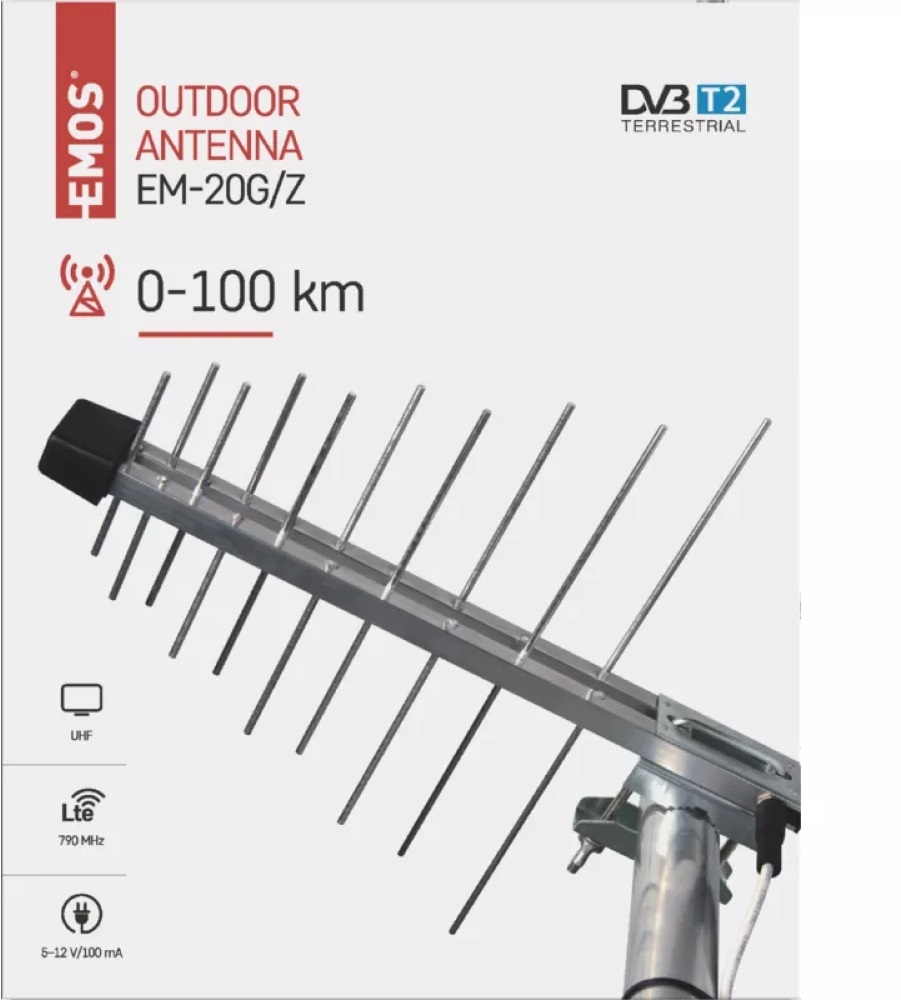 Emos J0667 EM-20G/Z UHF kültéri antenna