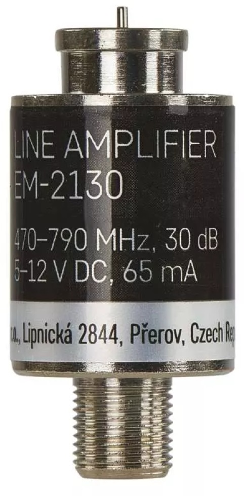 Emos J5710 DVB-T/T2 30dB antenna előerősítő
