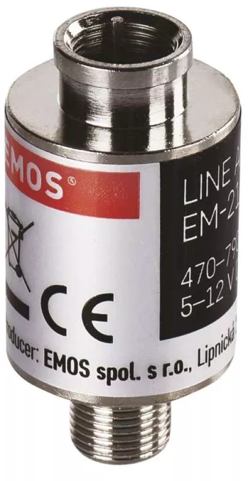 Emos J5710 DVB-T/T2 30dB antenna előerősítő